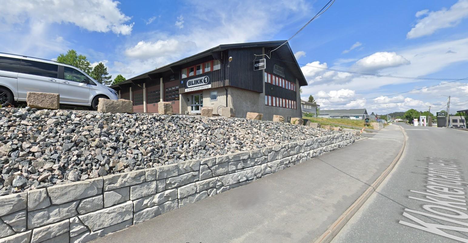 Kontor og verksted i Klokkergårdveien 14 i Sarpsborg